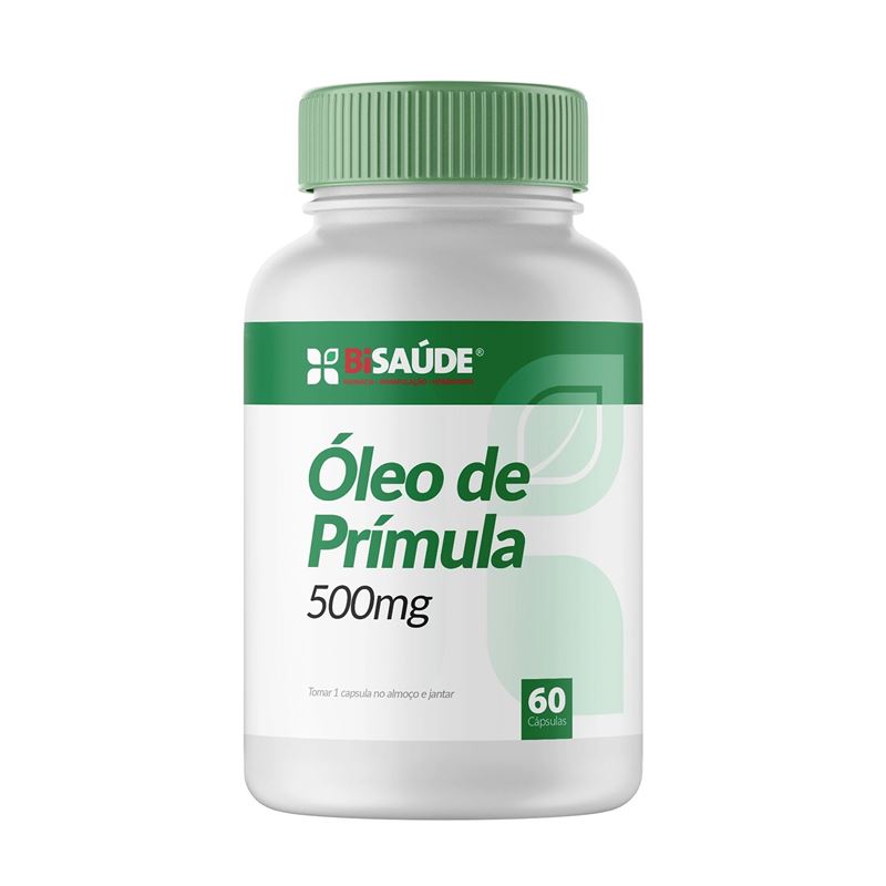 Óleo de Prímula 500mg 60 Cápsulas