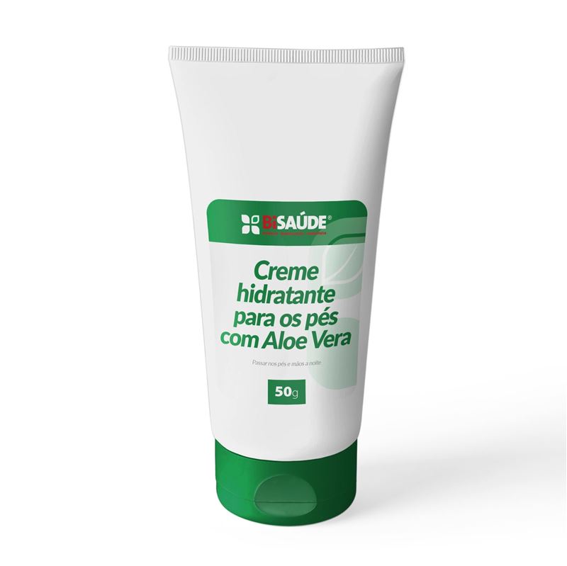 Creme Hidratante para os Pés com Aloe Vera 50g