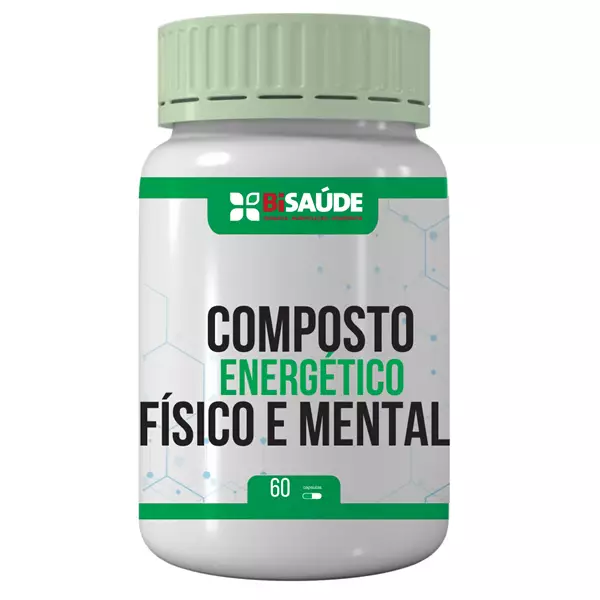 Composto Energético Físico e Mental 60 Cápsulas