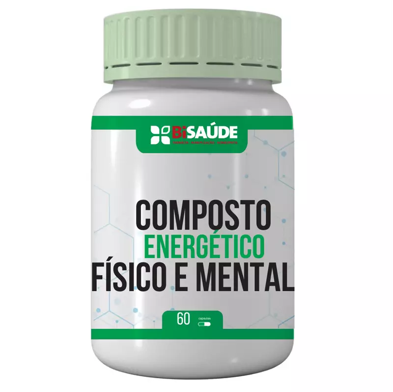 Composto Energético Físico e Mental 60 Cápsulas