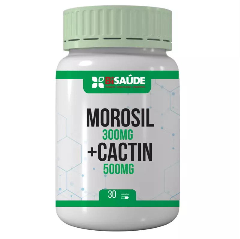 Morosil 300mg + Cactin 500mg 30 Cápsulas
