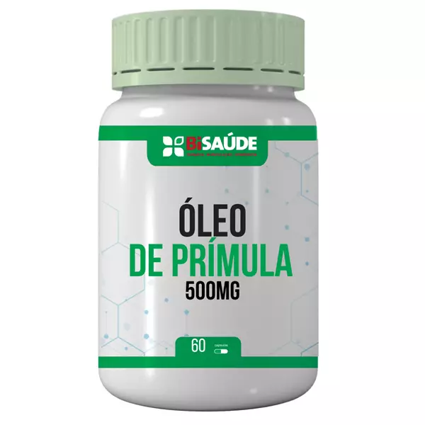 Óleo de Prímula 500mg 60 Cápsulas